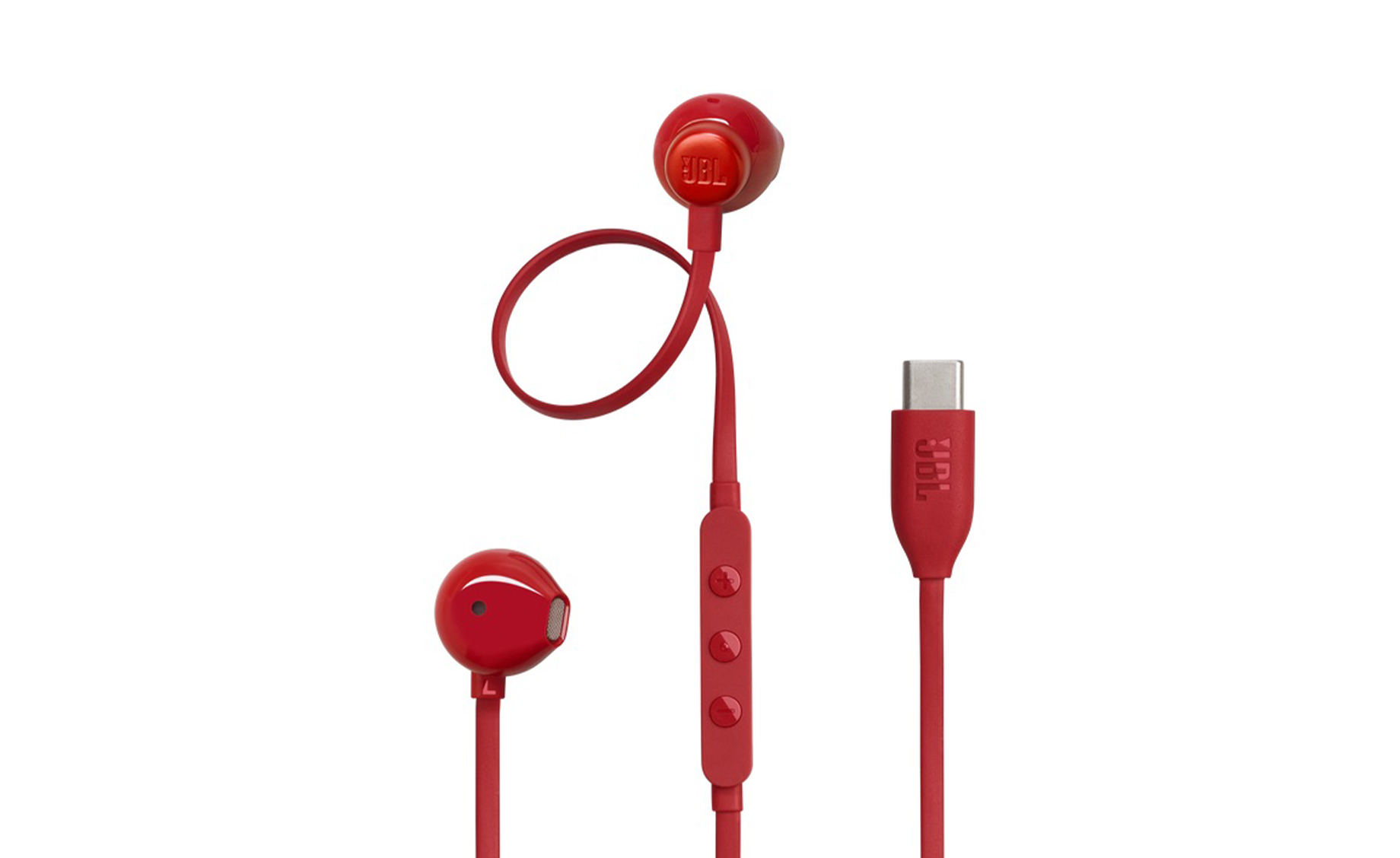 JBL Tune 305c usb-c in ear slušalice , red