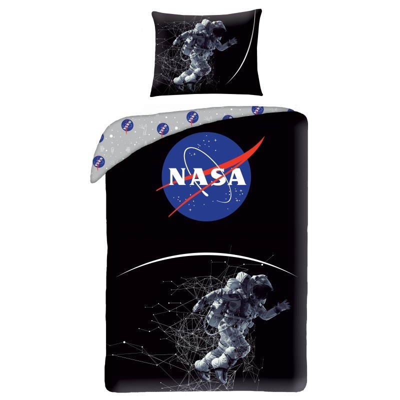 NASA astronautski krevetski komplet 140 x 200 + 70 x 90 cm