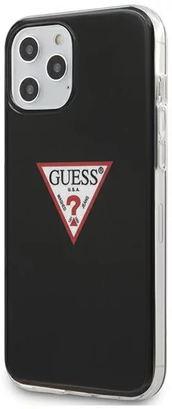 Maska Guess GUHCP12LPCUCTLBK iPhone 12 Pro Max 6,7" black hardcase Triangle Collection (GUHCP12LPCUCTLBK)