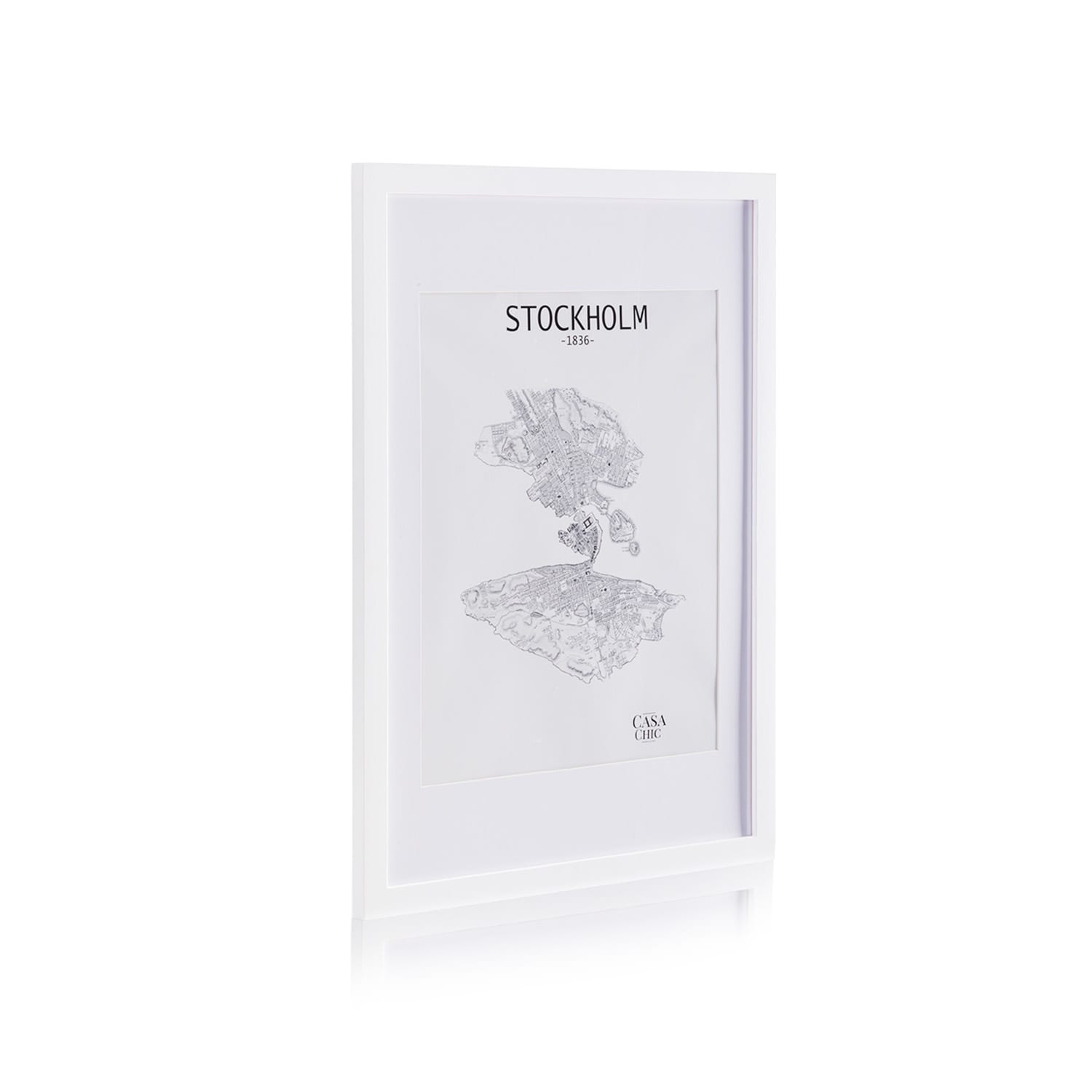 Casa Chic Kenton, okvir za slike, pravokutni, 70 x 50 cm, nosač, pleksiglas