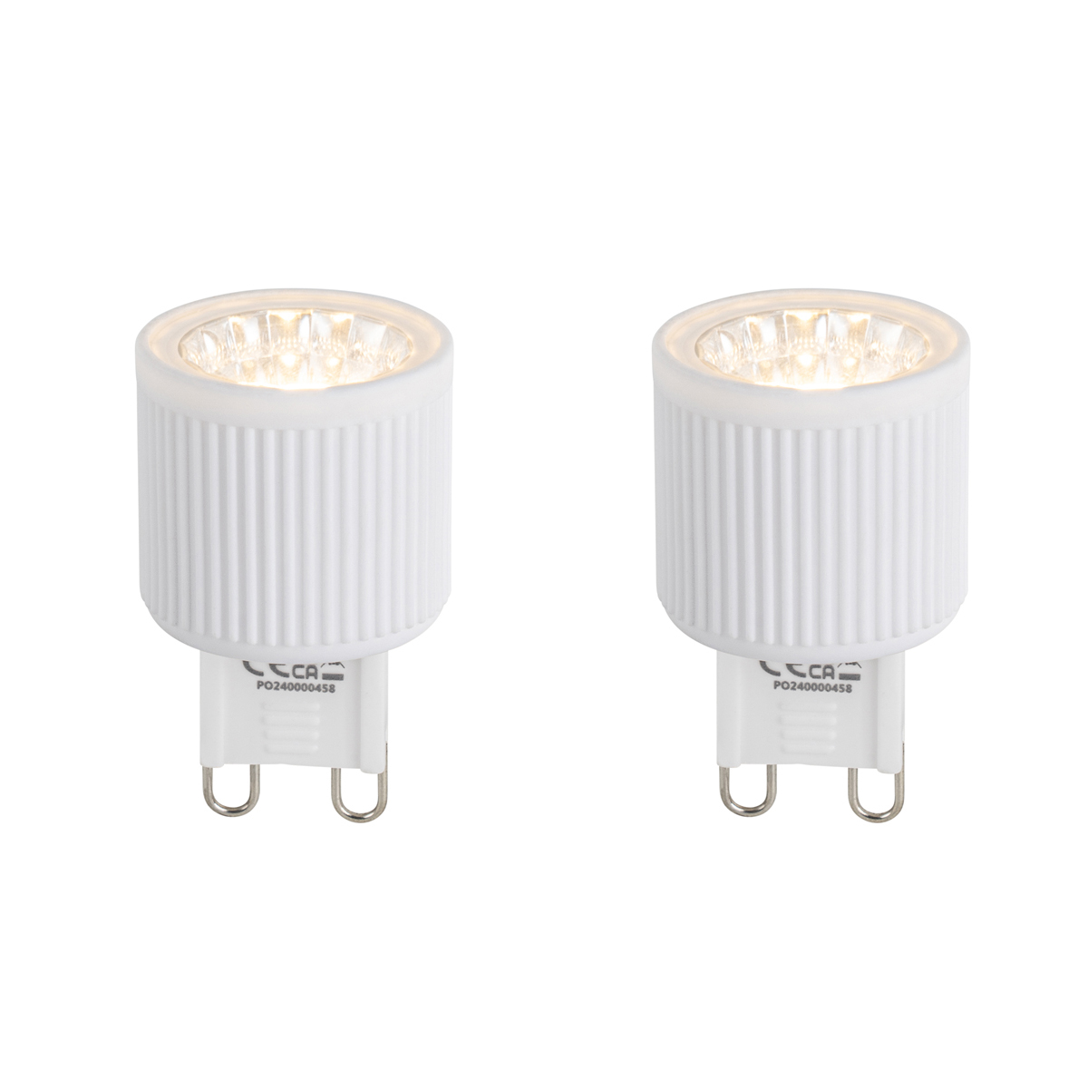 Set od 2 prigušne LED žarulje G9 24 mm 3 W 300 lm 2700 K
