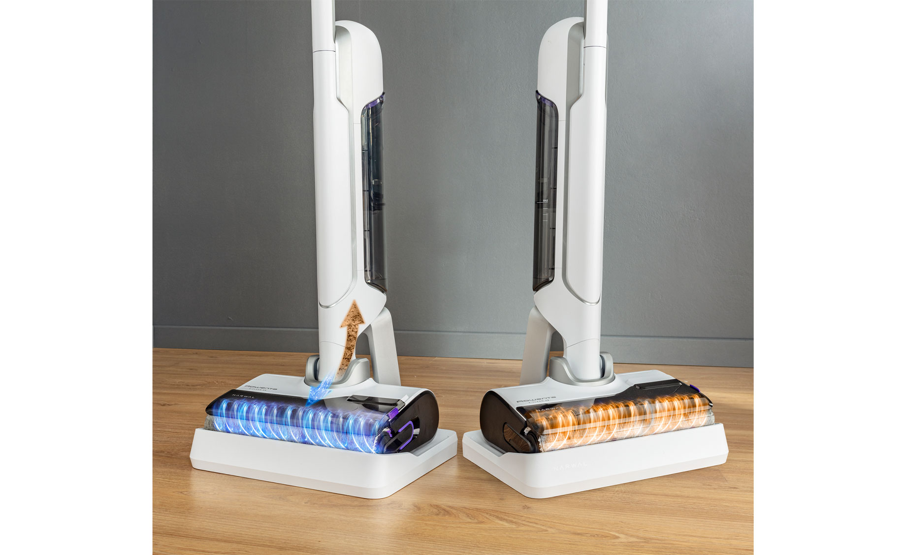 Rowenta GZ7035WO štapno baterijski usisavač sa funkcijom brisanja i samosušenja