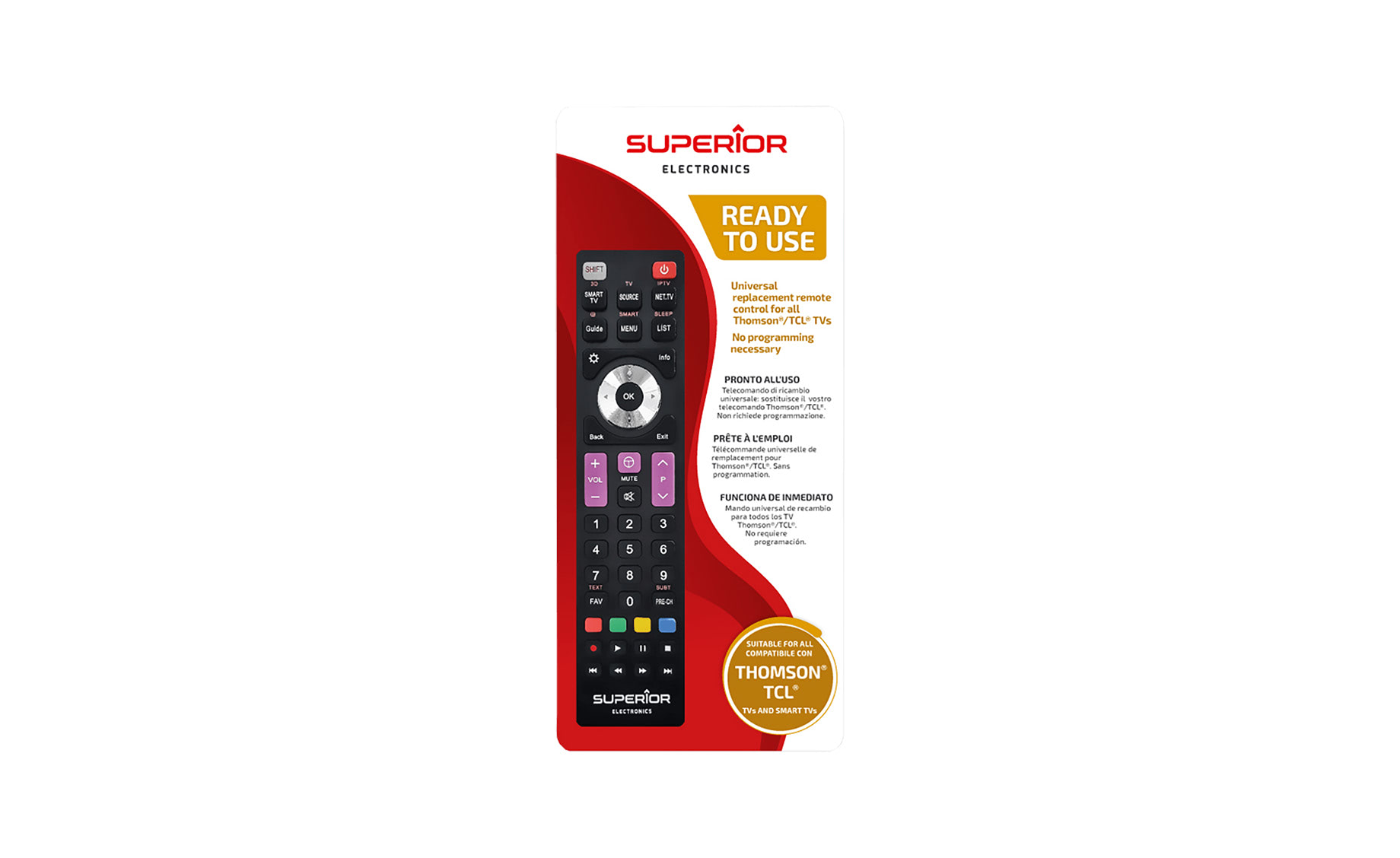 Superior univerzalni daljinski upravljač za Thomson/TCL TV