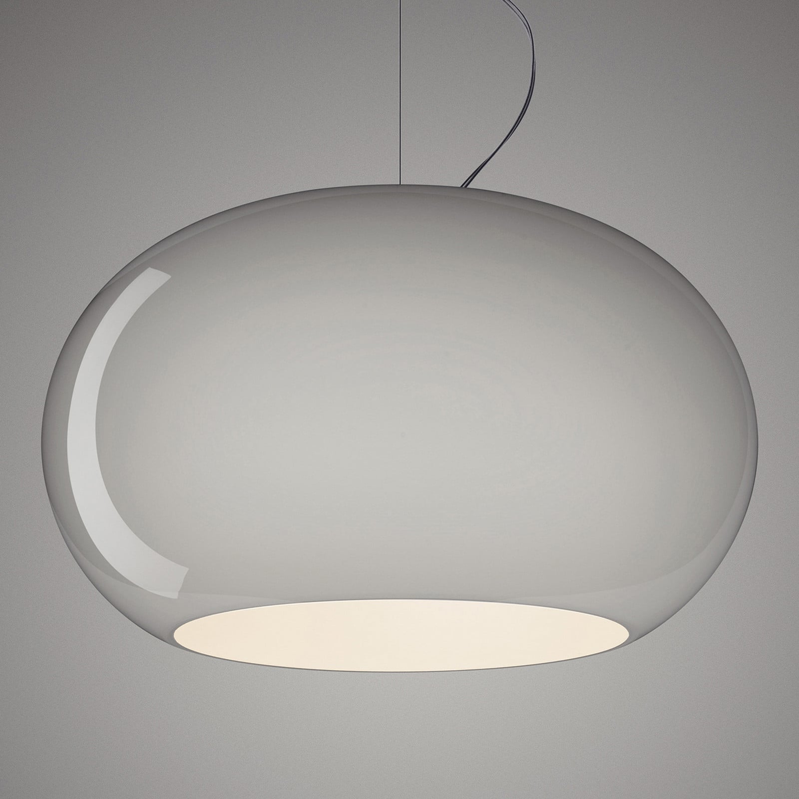 Foscarini Buds 2 LED visilica, E27 siva