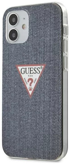 Maska Guess GUHCP12SPCUJULDB iPhone 12 mini 5,4" dark blue hardcase Jeans Collection (GUHCP12SPCUJULDB)