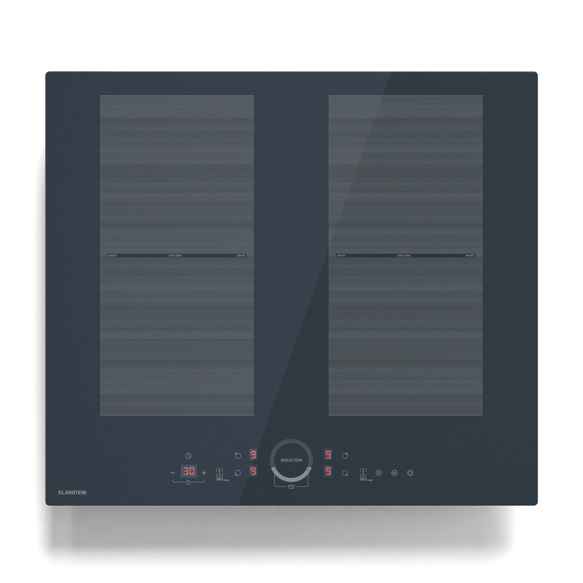 Klarstein Delicatessa 60 Flex ugradbena indukcijska ploča, 7000 W, Flexi zona, Booster, Indukcija