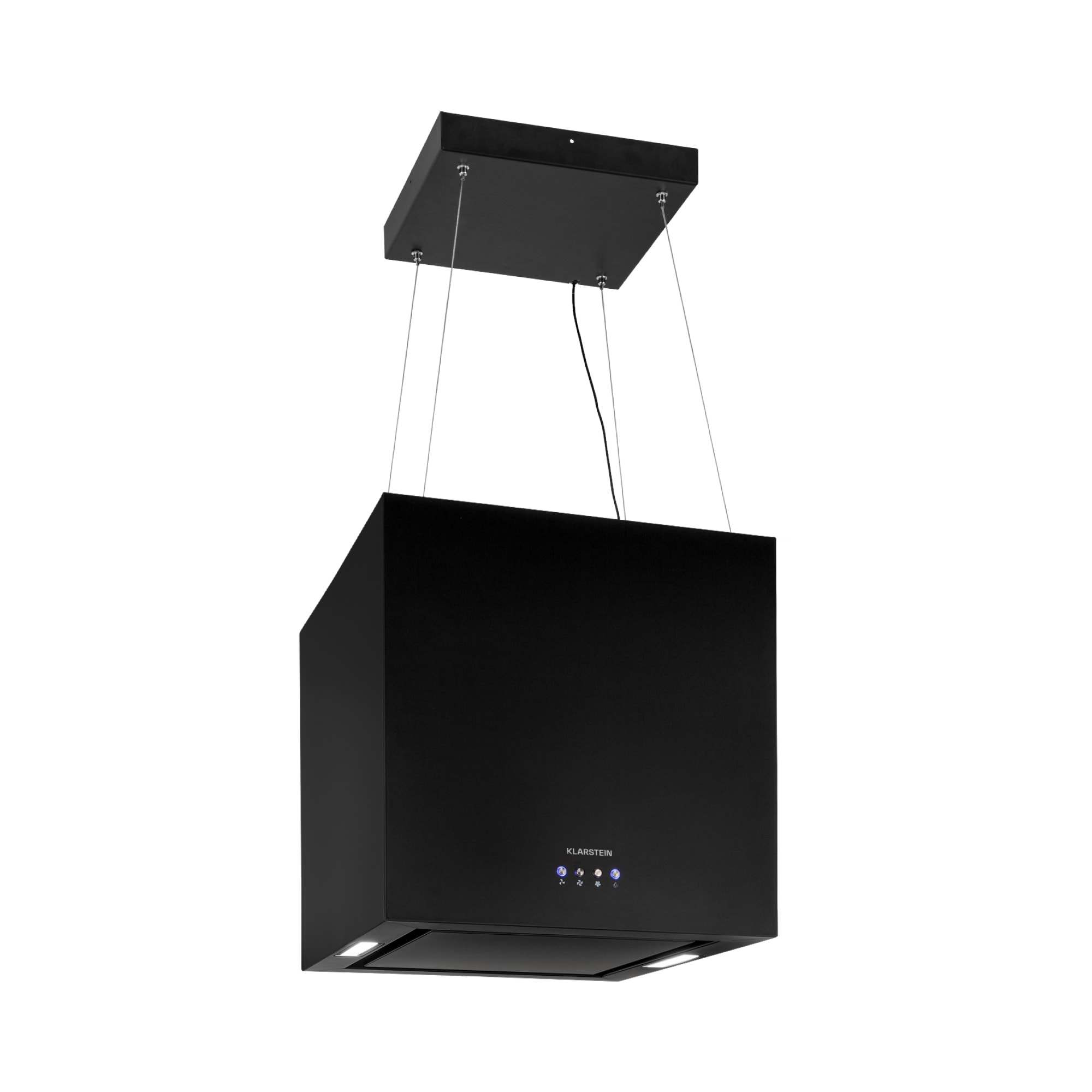 Klarstein Kronleuchter, otočna napa, 596 m³ / h, LED ploča, razred energetske učinkovitosti A