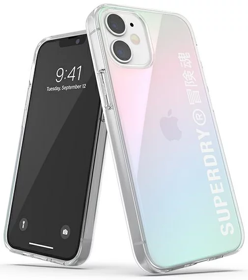 Maska SuperDry Snap iPhone 12 mini Clear Case Gradient (42598)