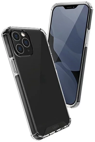 Maska UNIQ Combat iPhone 12 Pro Max 6,7" carbon black (UNIQ-IP6.7HYB(2020)-COMBLK)