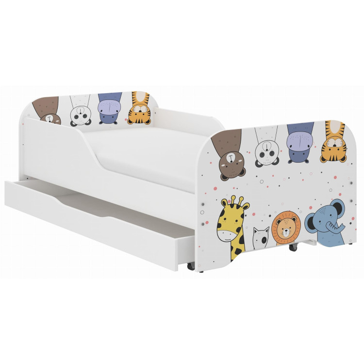 Dječji krevet MIKI s ladicom - 160x80 MINI ZOO