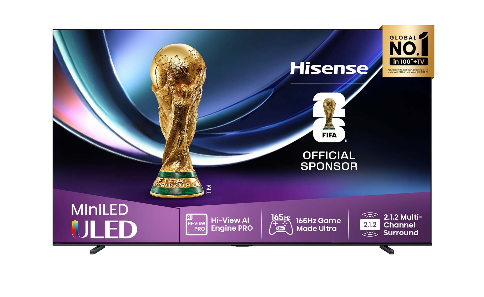 Hisense 100U7Q PRO Ultra HD Mini LED TV