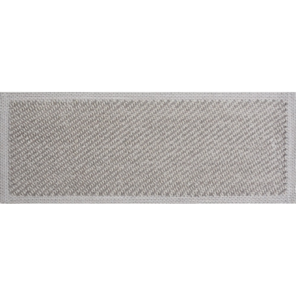 Svijetlo sivi pamučni set tepiha za stepenice 16 kom 25x65 cm Kumsal Bej – Vitaus