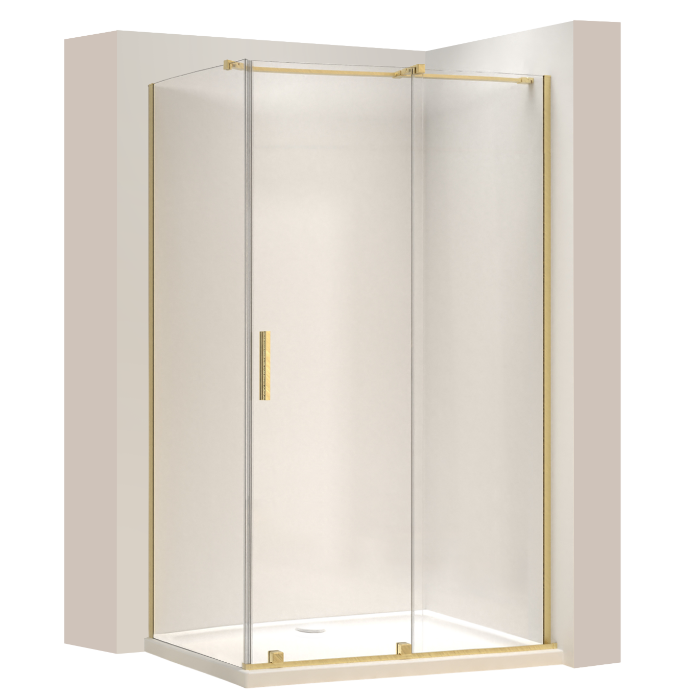 Tuš kabina REA Montana Gold Brush 120x100