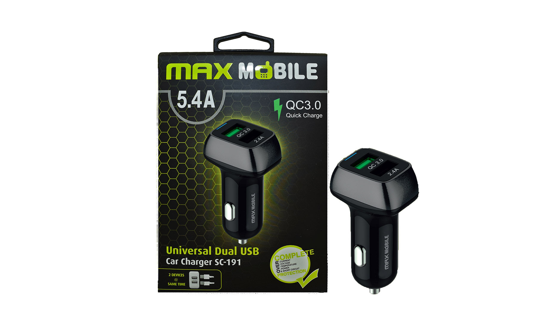 Max Mobile SC-191 auto punjač