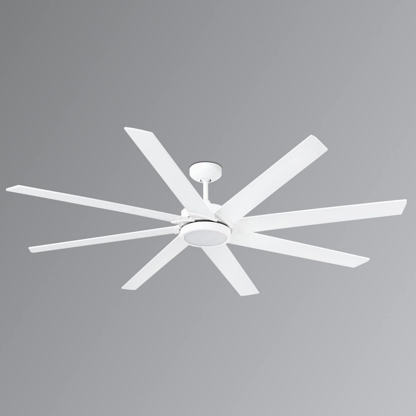 LED stropni ventilator s osam lopatica Century white