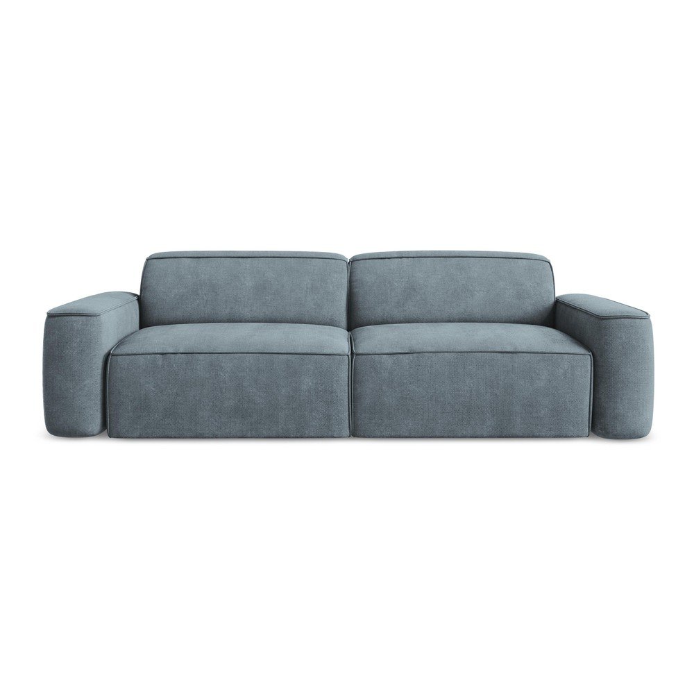 Prljavo plava sofa od šenila 244 cm Omao – Makamii