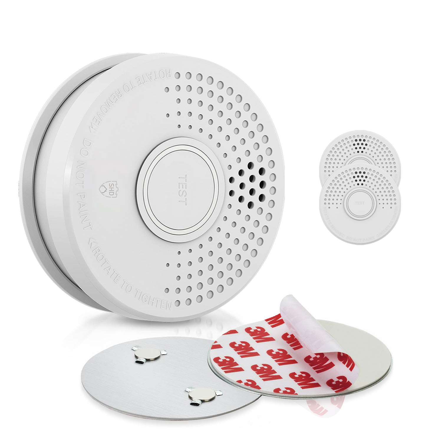 SHD by oneConcept Detektor dima DOF39 s magnetskim nosačem kao komplet