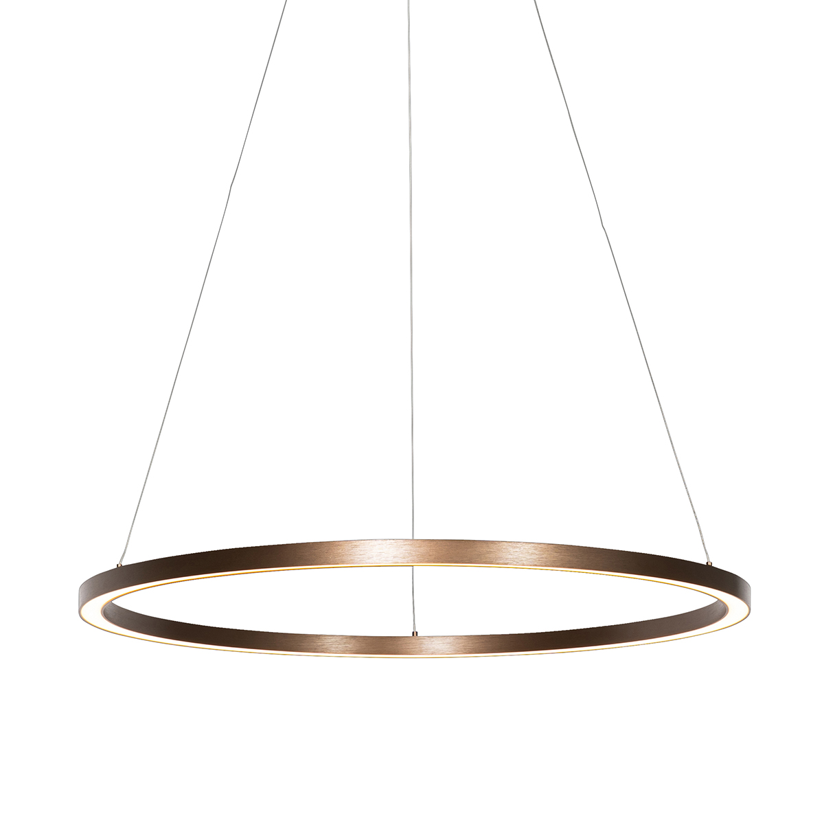 Visilica brončana 80 cm uklj. LED s 3-stupanjskim prigušivanjem - Girello