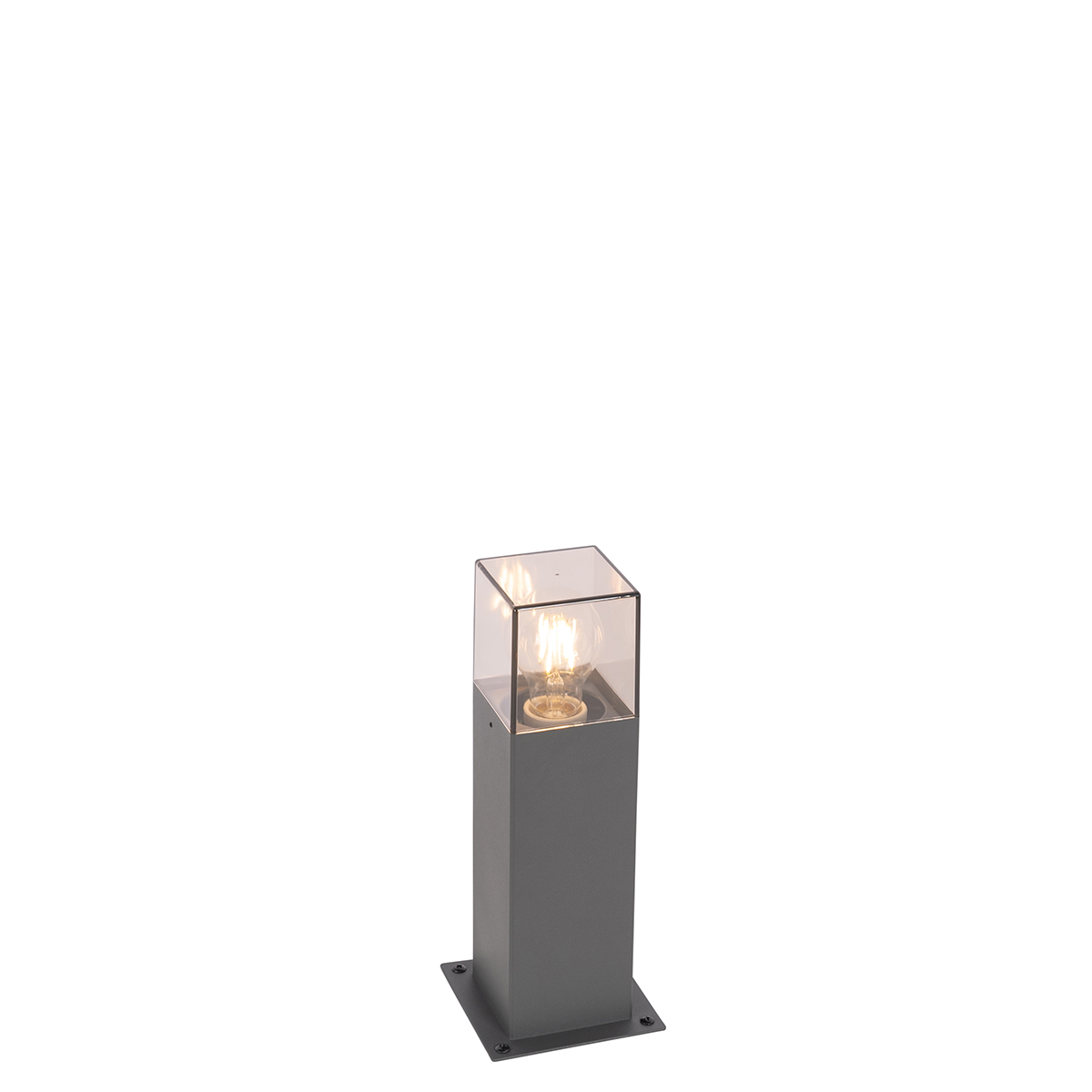 Moderna vanjska podna svjetiljka 30 cm tamno siva IP44 - Denmark