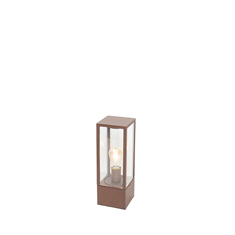 Industrijska vanjska podna lampa hrđavo smeđa 40 cm IP44 - Charlois