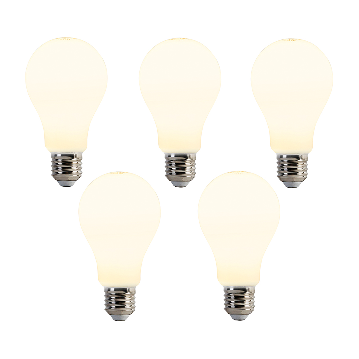 Set od 5 LED žarulja E27 A67 Opal 8W 900lm 2700K