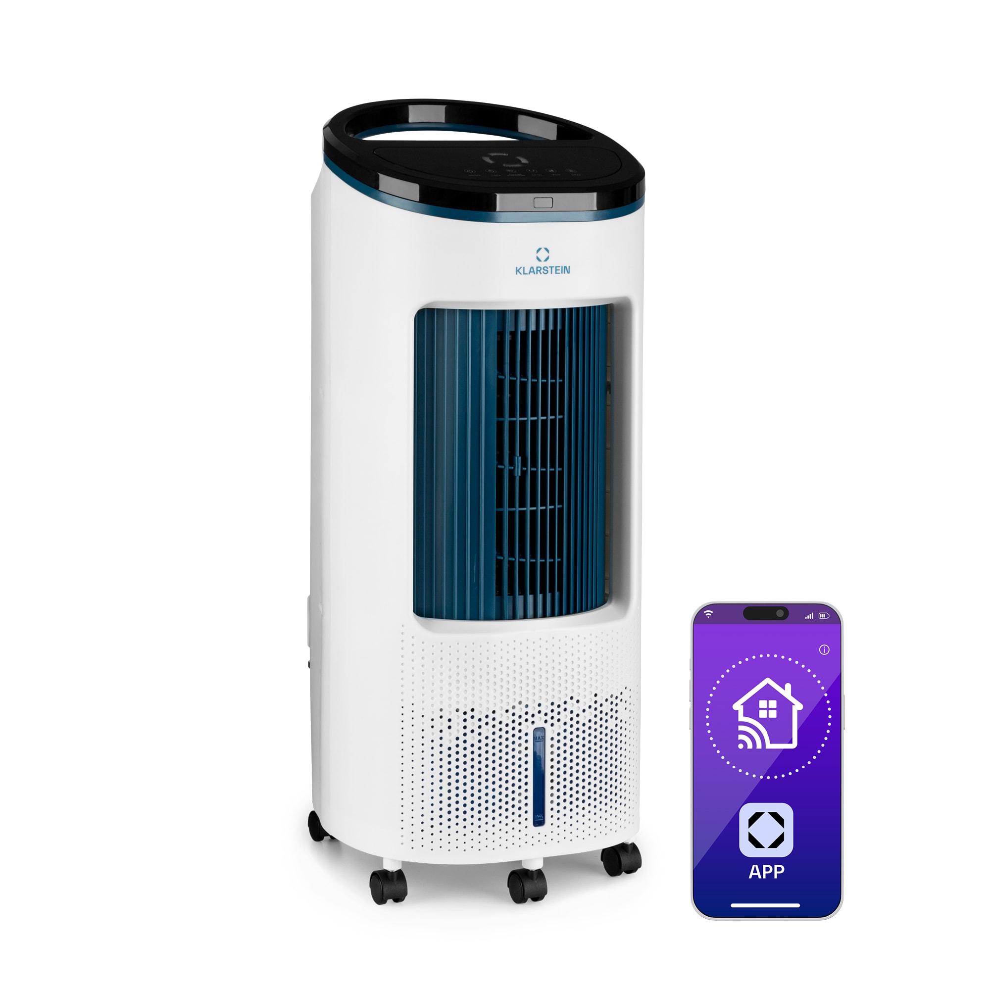 Klarstein IceWind Plus Smart 4-u-1, hladnjak zraka, ventilator, ovlaživač zraka, pročišćivač zraka, kontrola aplikacija