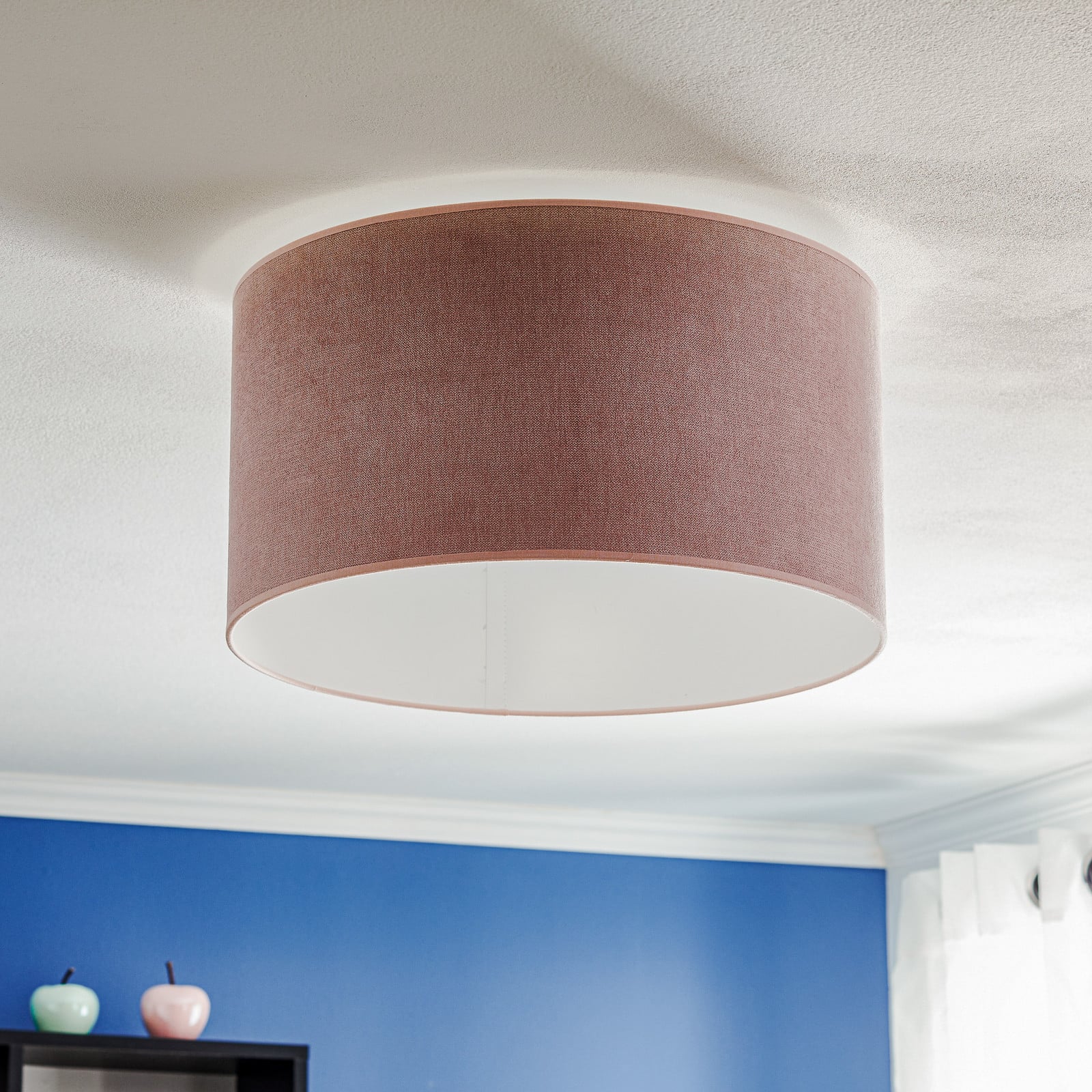 Stropna lampa pastel roller Ø 45cm ružičasta
