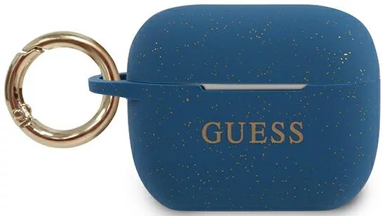 Maska Guess GUACAPSILGLBL AirPods Pro cover blue Silicone Glitter (GUACAPSILGLBL)
