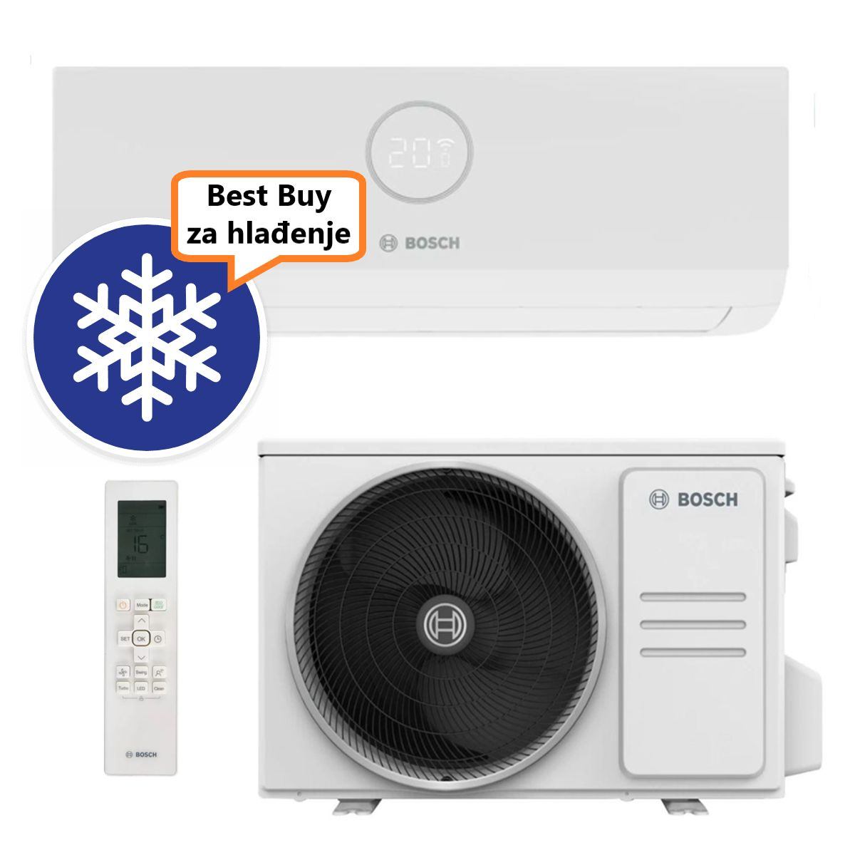 Bosch Klima Uređaj 5,3Kw Cl3000I-Set 53 We