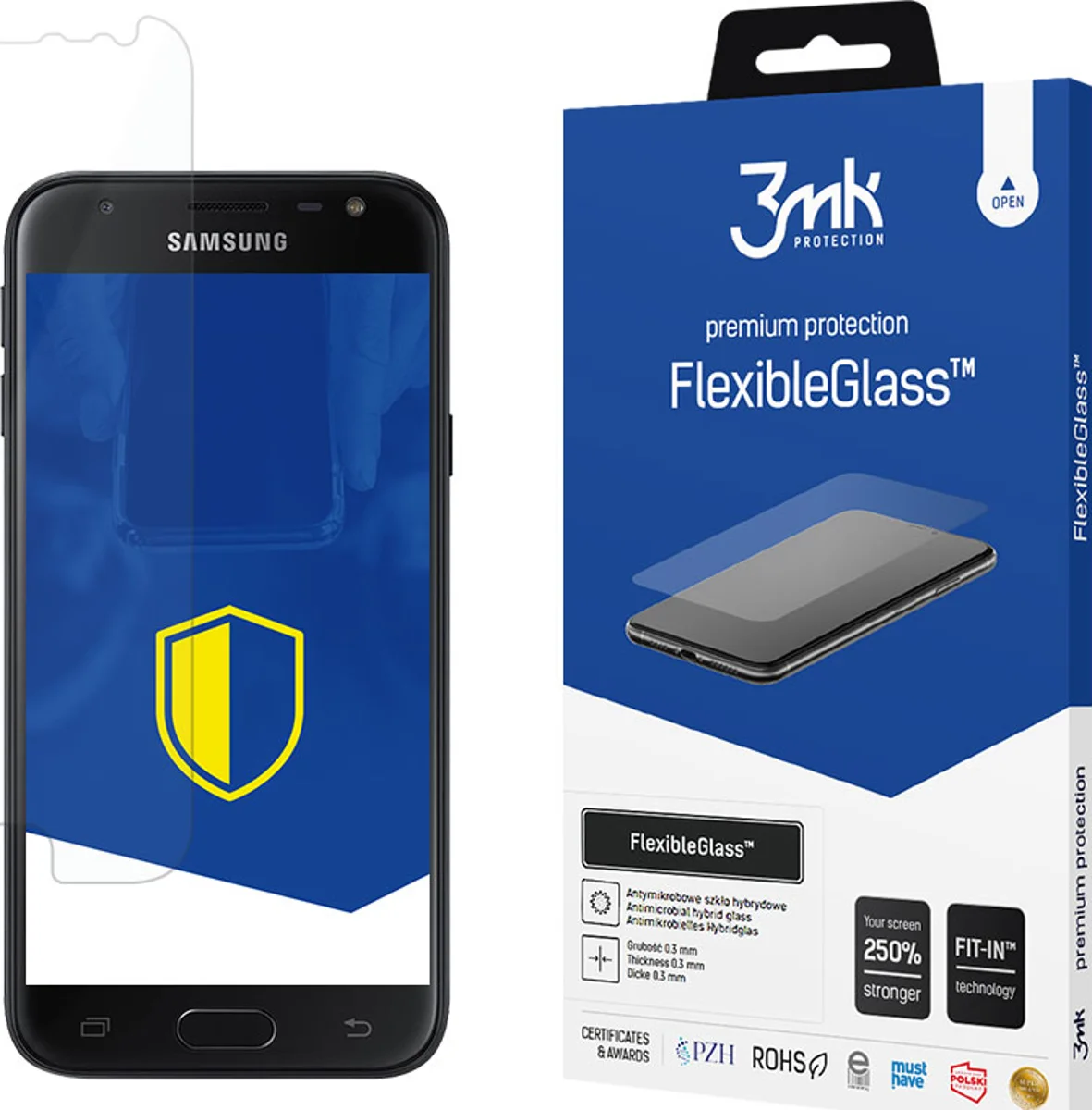 Zaštitno staklo 3MK FlexibleGlass Samsung J3 J330 2017 Hybrid Glass