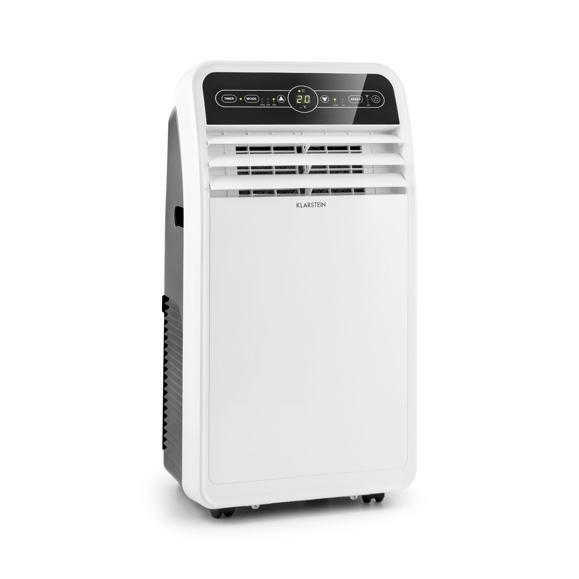 Klarstein Metrobreeze 9 New York, 2600 W, 9000 BTU / sat., prijenosna klima, timer, bijeli