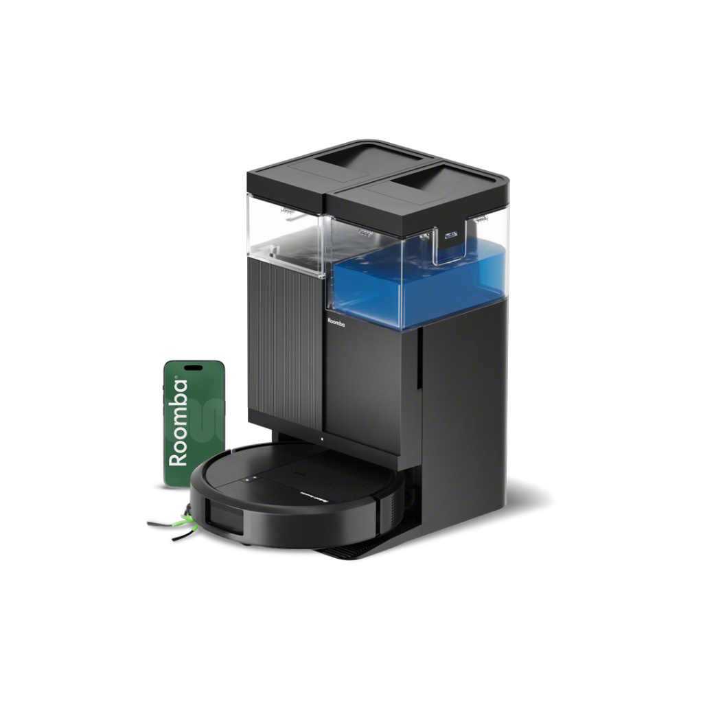iRobot robotski usisavač Roomba® Plus 515 Combo Robot + Baza AutoWash™ Black