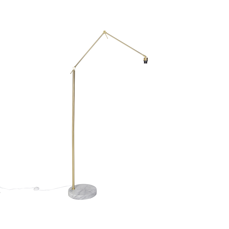 Moderna podna lampa zlatna podesiva - Editor