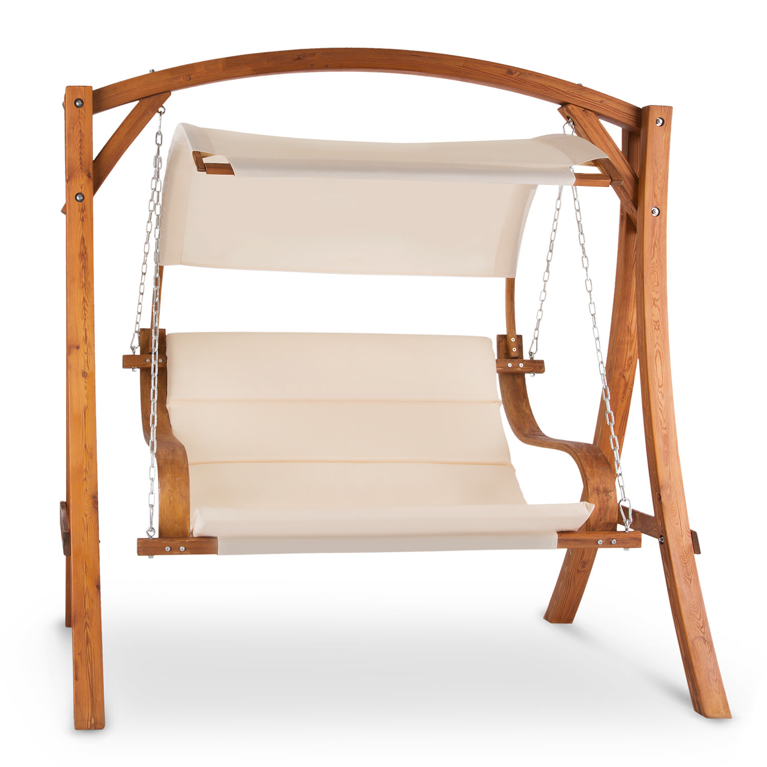 Blumfeldt MAUI, LJULJAČKA, CRVENA SMREKA, 110 CM, 2 MJESTA, CERADA, POLIESTER