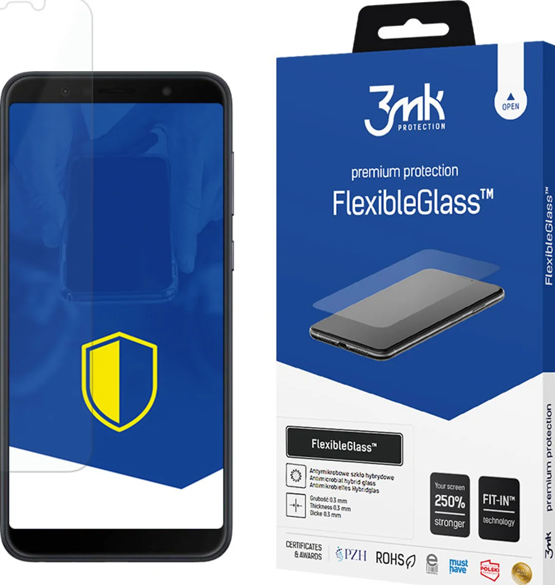 Zaštitno staklo 3MK FlexibleGlass Asus Zenfone Max Pro M 1 Hybrid Glass