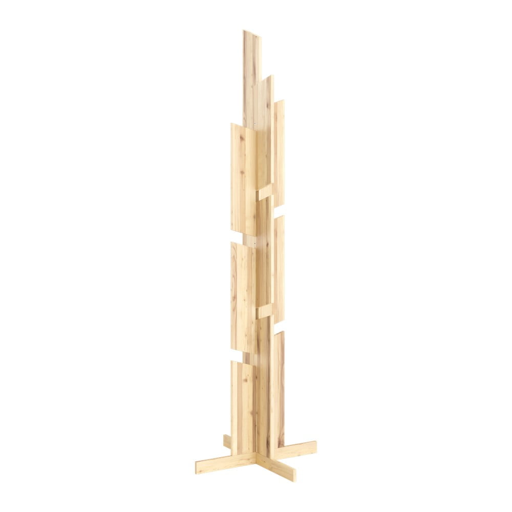 Vješalica od masivnog bora u prirodnoj boji 60x186 cm Keeper – Karup Design