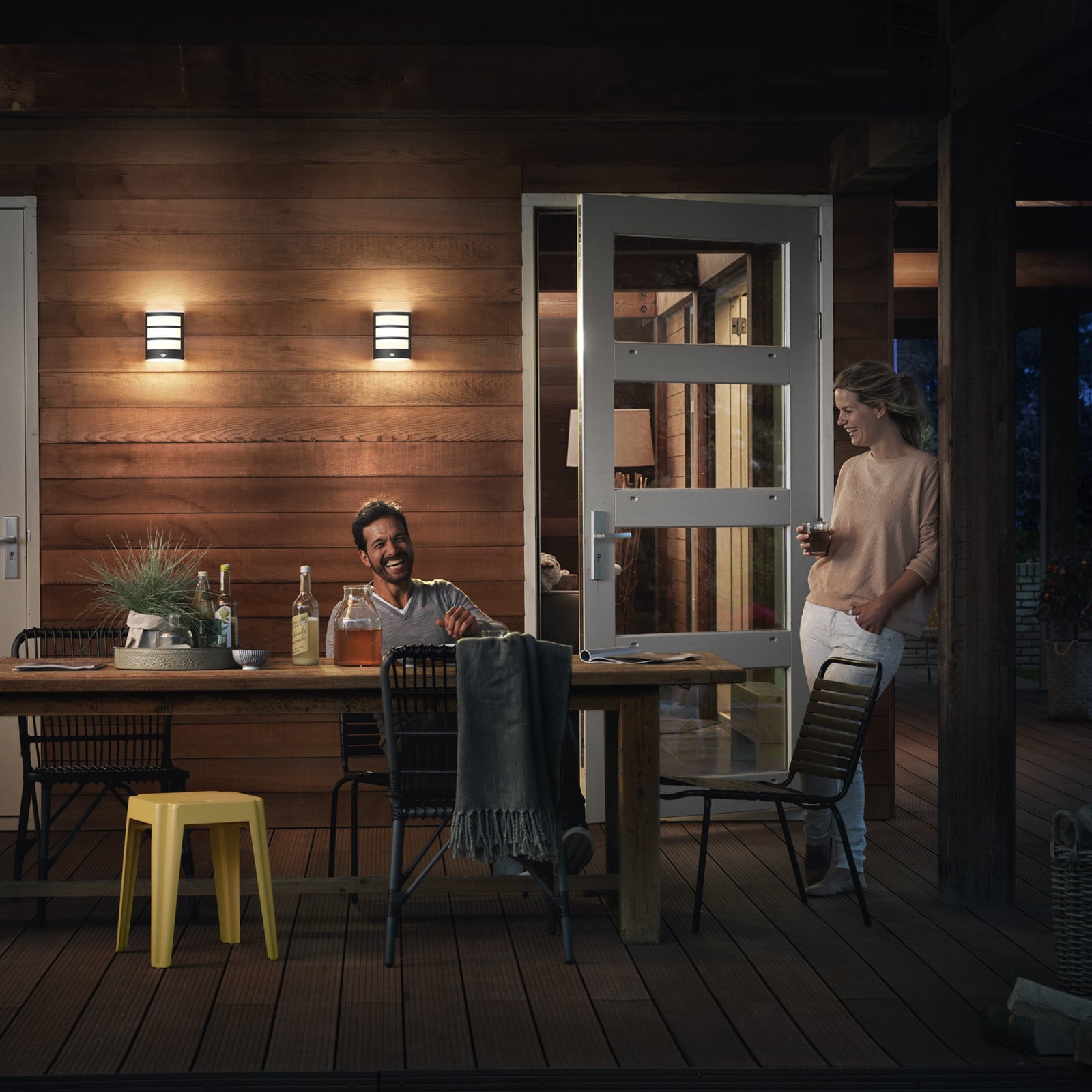 Philips Python vanjska svjetiljka antracit 2700K senzor