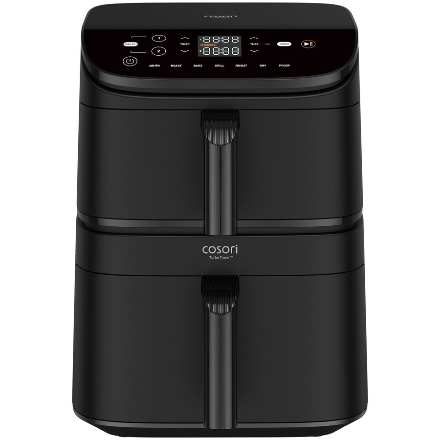 COSORI Turbo Tower™, friteza na vrući zrak od 10,8 l, tamnosiva