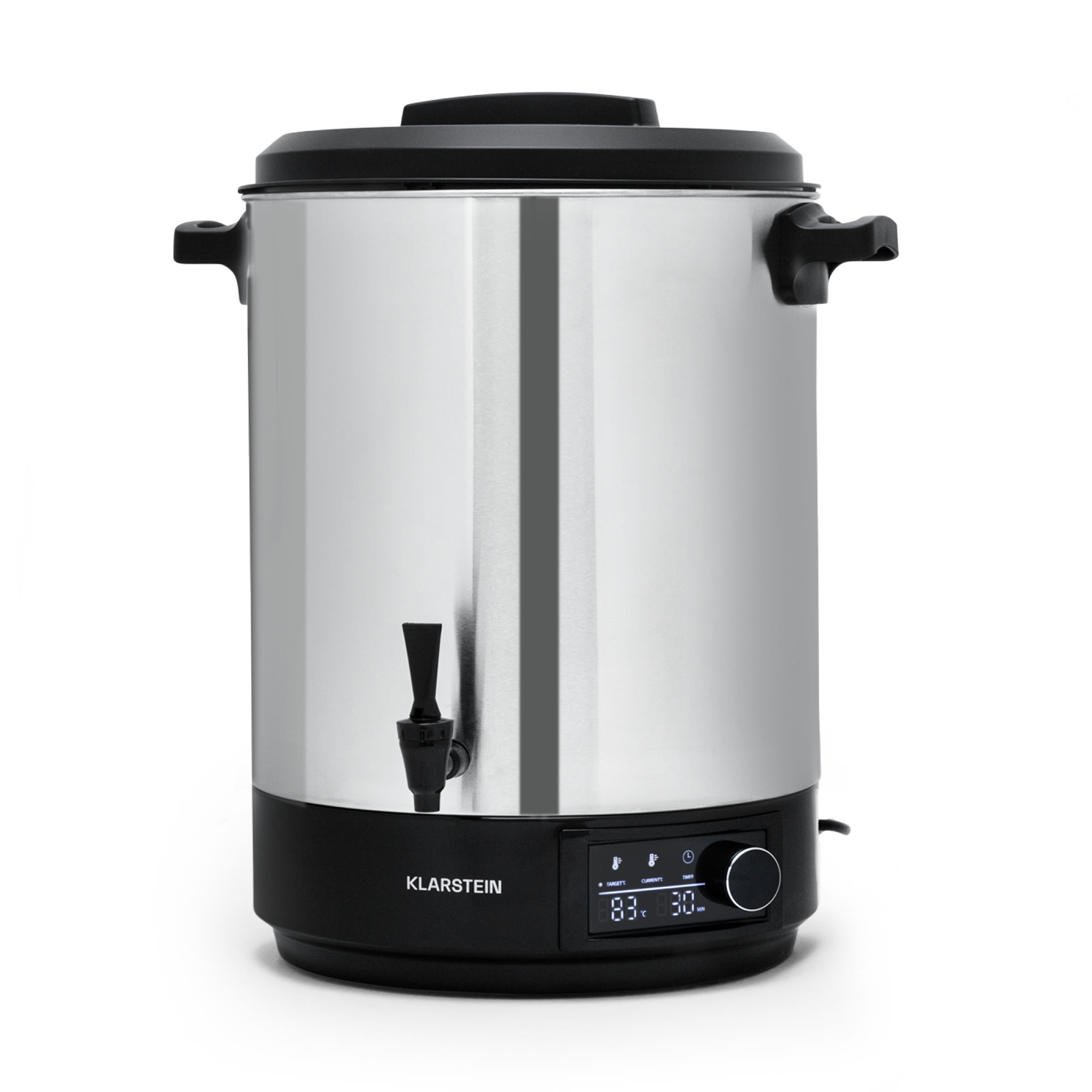 Klarstein Abbey 40, punionica, aparat za piće, 40 l, 100 °C, 180 min, nehrđajući čelik