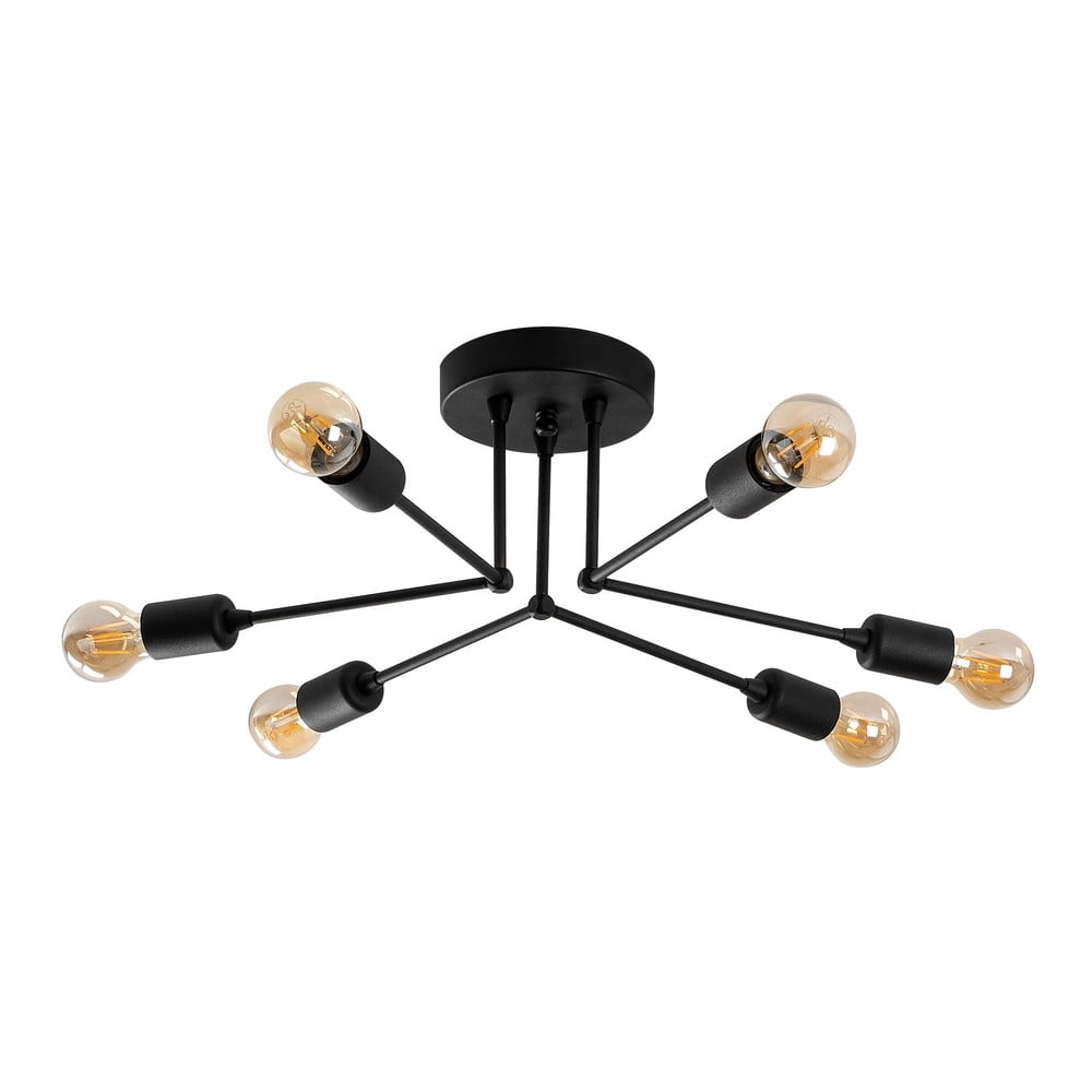 Crna stropna svjetiljka Sparrow – Opviq lights