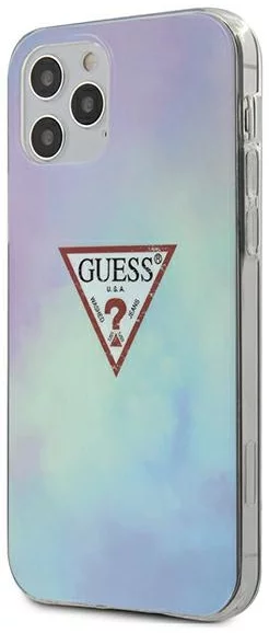 Maska Guess iPhone 12 Pro Max 6,7" Blue hardcase Tie & Die Collection (GUHCP12LPCUMCGC02)