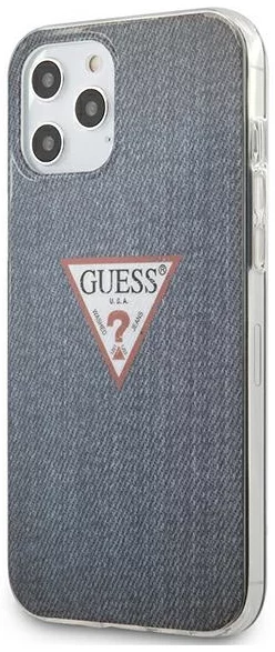 Maska Guess GUHCP12LPCUJULDB iPhone 12 Pro Max 6,7" dark blue hardcase Jeans Collection (GUHCP12LPCUJULDB)
