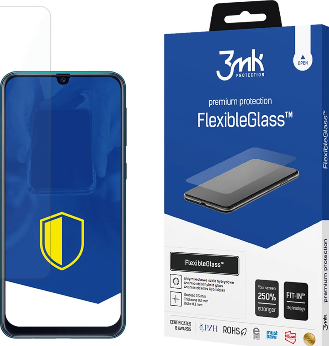 Zaštitno staklo 3MK FlexibleGlass Samsung M21 Hybrid Glass