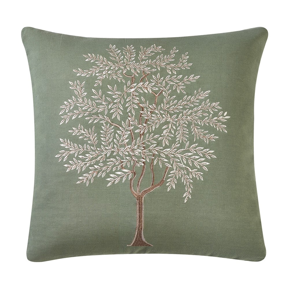 Pamučan ukrasni jastuk 45x45 cm Woodland Trees Embroidered – Catherine Lansfield