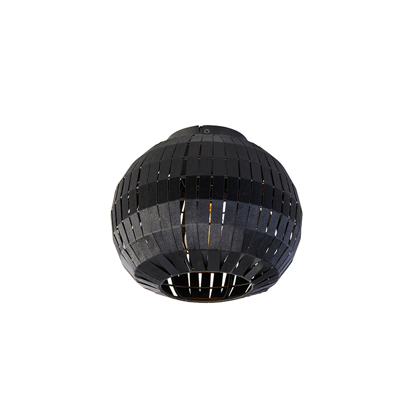 Moderna stropna svjetiljka crna 26 cm - Zoë
