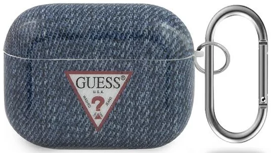 Maska Guess AirPods Pro Cover Dark blue Jeans Collection (GUACAPTPUJULDB)