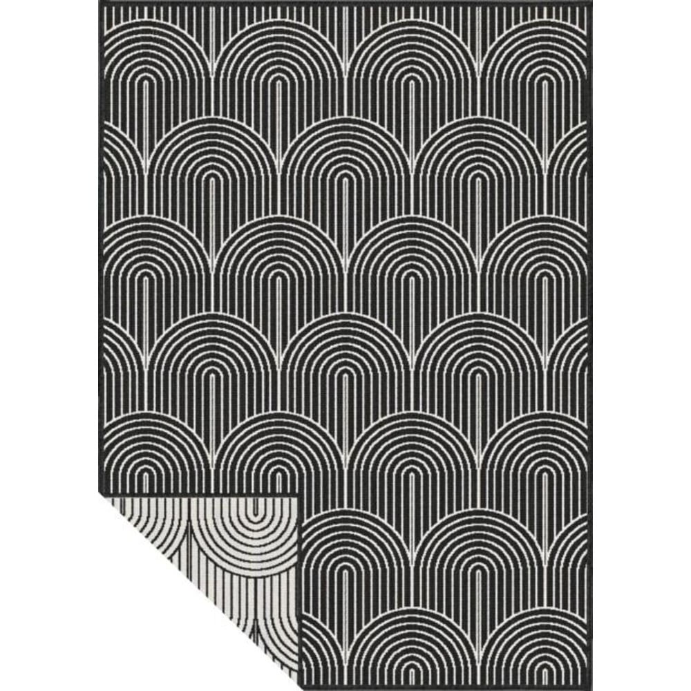 Crno-bijeli vanjski tepih 120x170 cm Pangli Black – Hanse Home