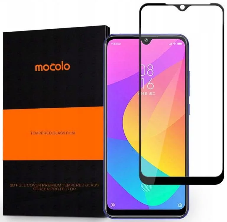 Zaštitno staklo Mocolo -  PROTECTING GLASS TG+FULL GLUE XIAOMI MI9 LITE, BLACK (5906735414349)