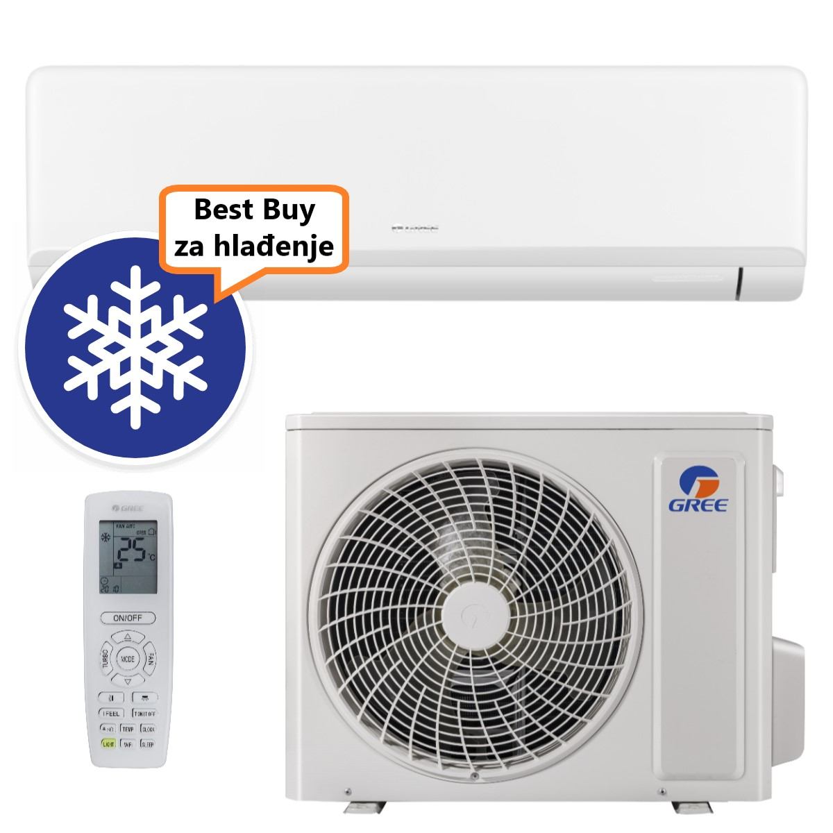 Gree Klima Uređaj 4,6Kw Gwh18Awdxb/Gwh18Atdxb