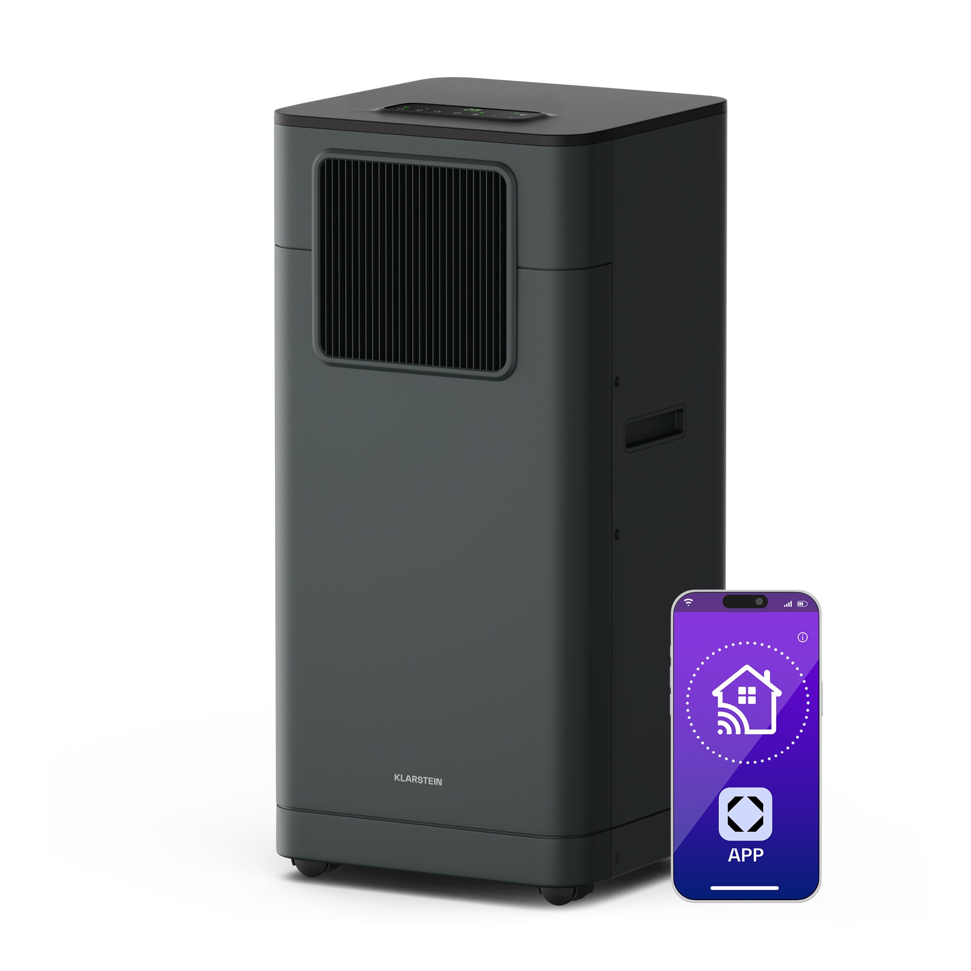Klarstein Breeze Box 9K Smart PAC klima uređaj, režim 3 u 1| Inteligentna kontrola, do 32 m², 24-satni tajmer, prijenosni